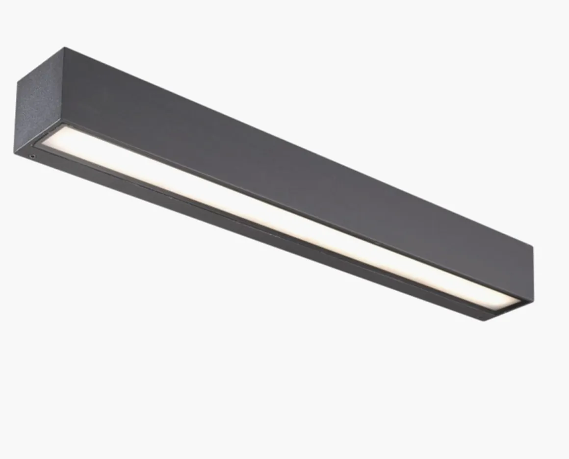 Kyoto K2 50 cm vegglampe Opp/ned - Antrasitt