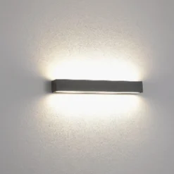Kyoto K2 50 cm vegglampe Opp/ned - Antrasitt
