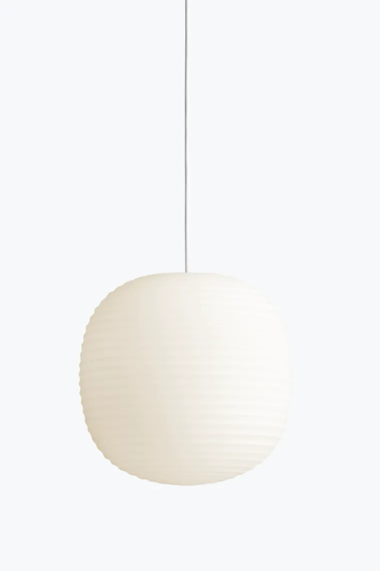 Lantern takpendel medium 30 cm - Hvit