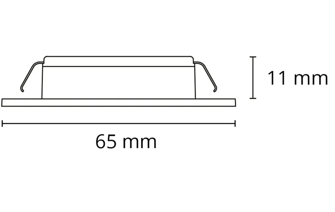 LEDstar Slim CV 24V Hvit 4,5W LED 2700K IP65