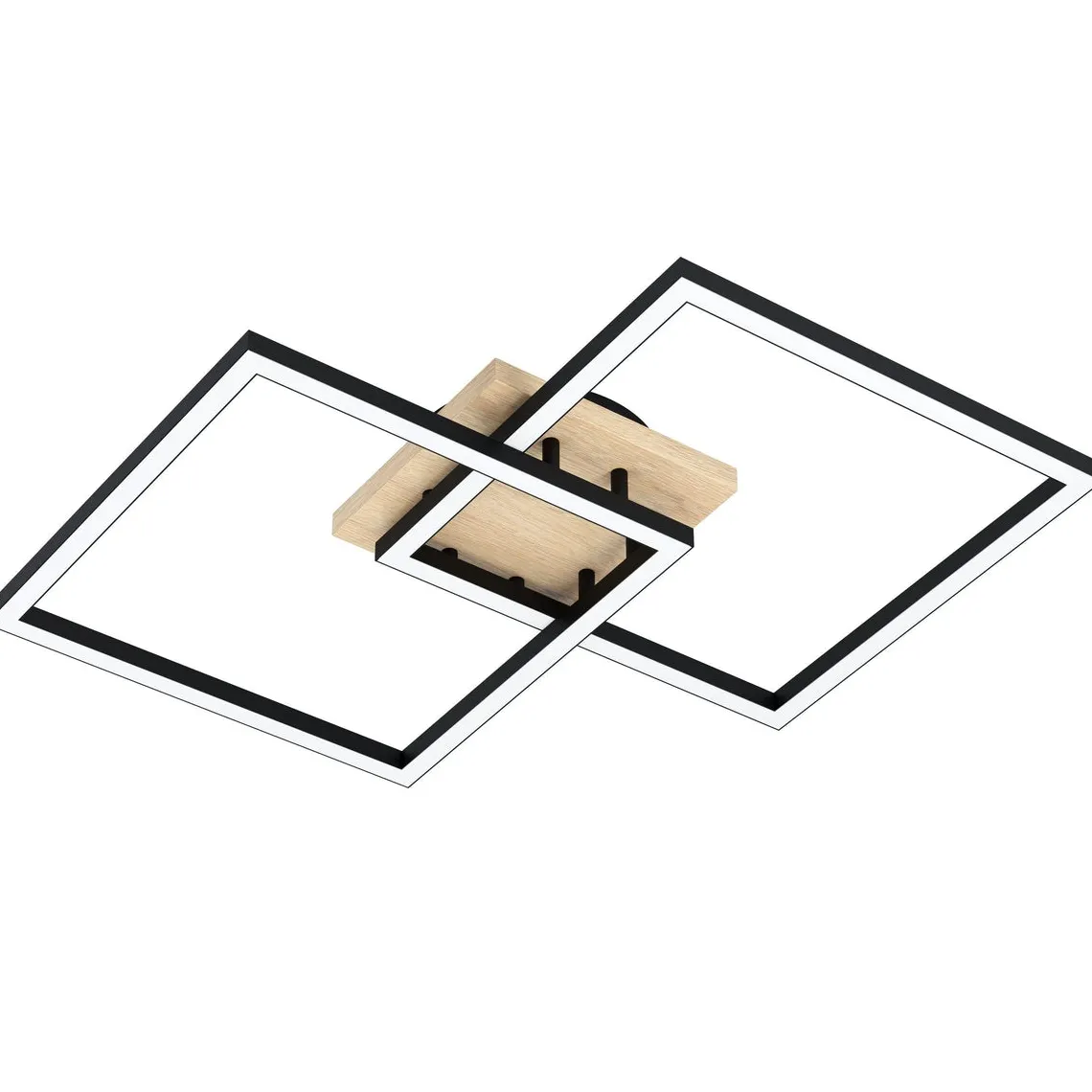 Lomaltas smart connect.z taklampe 4 x 8W 2700-6500K - Svart/Trefarget