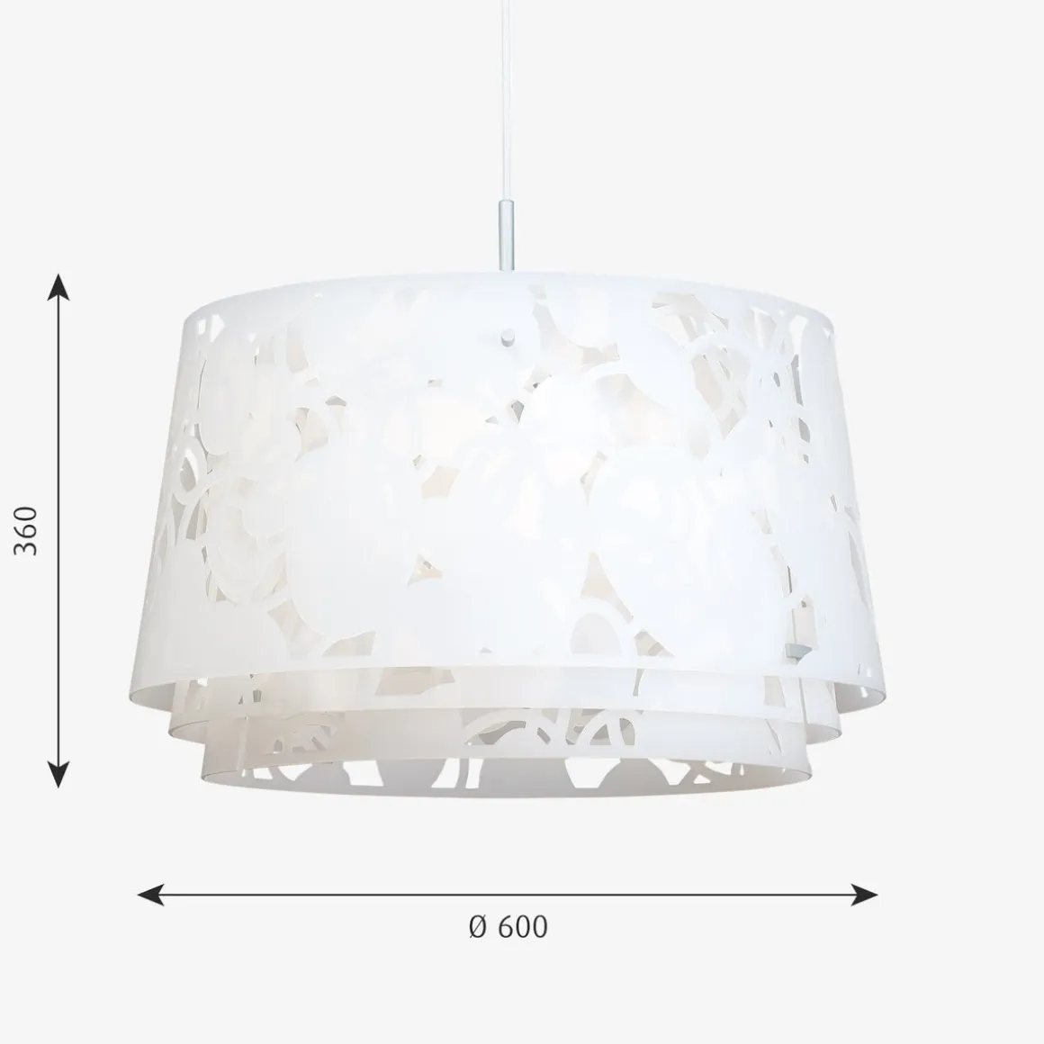 Louis Poulsen Collage taklampe Ø60 - Hvit