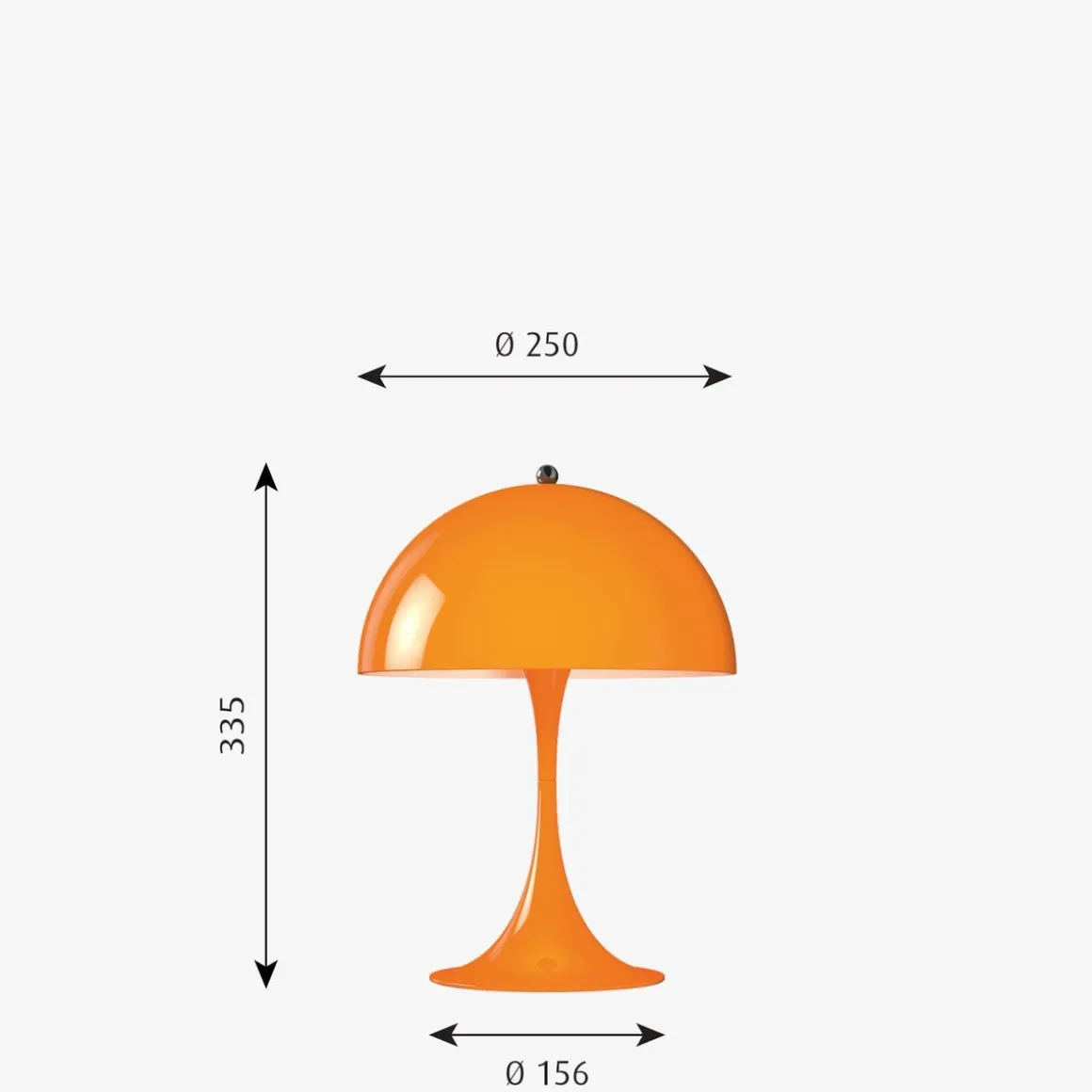 Louis Poulsen Panthella 250 bordlampe