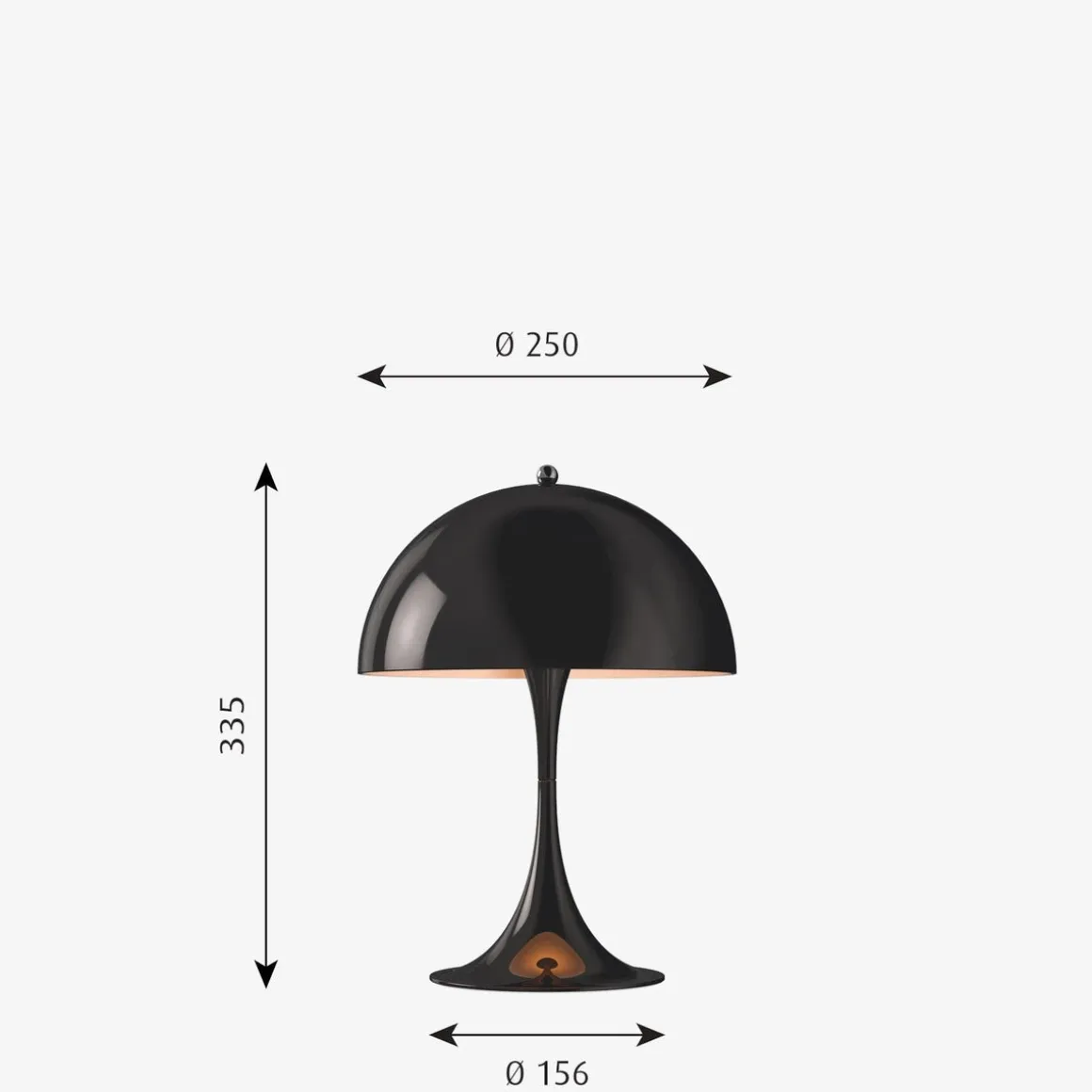 Louis Poulsen Panthella 250 bordlampe