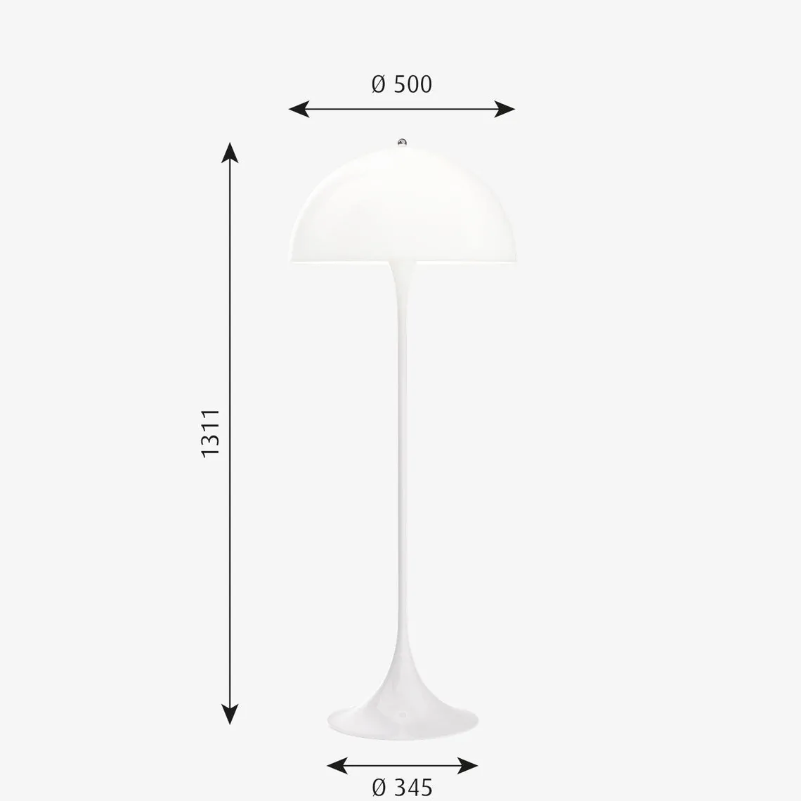Louis Poulsen Panthella gulvlampe