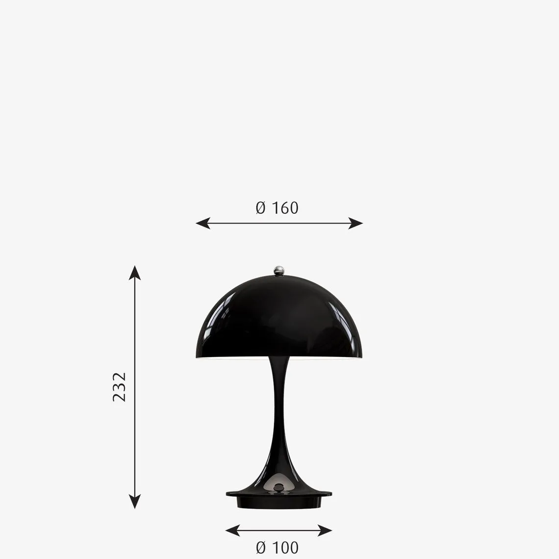 Louis Poulsen Panthella 160 portabel bordlampe