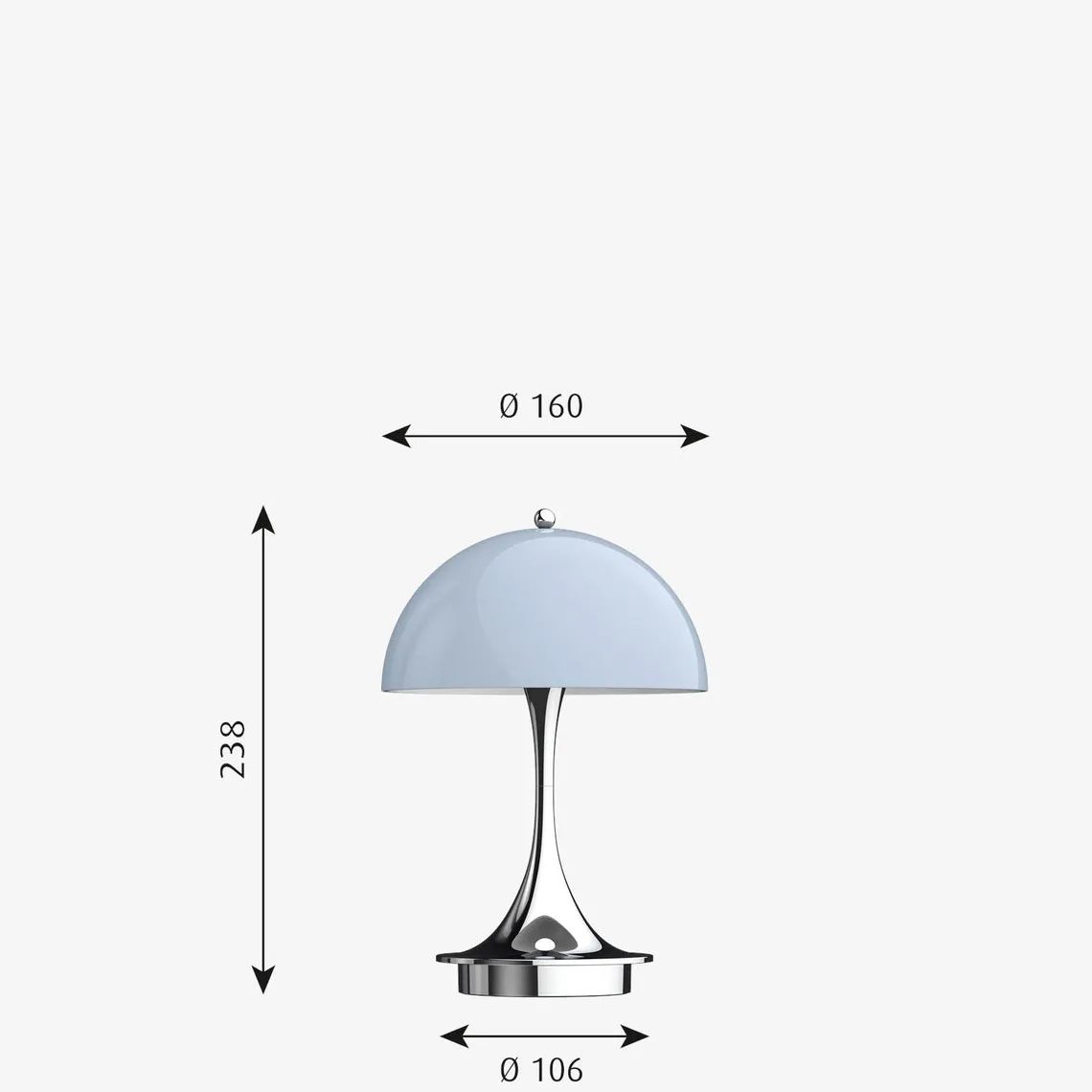 Louis Poulsen Panthella 160 portabel bordlampe