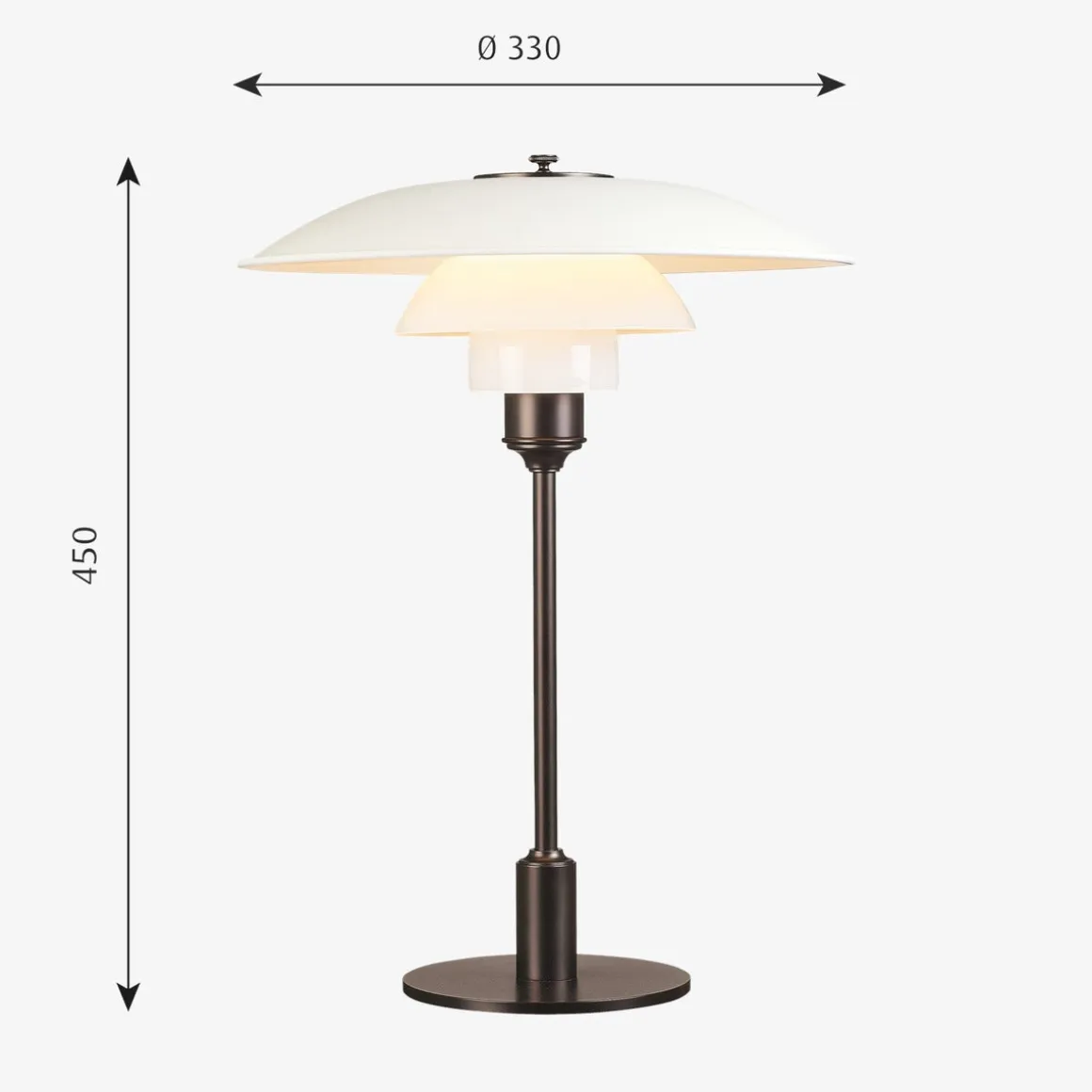 Louis Poulsen PH 31/2-21/2 bordlampe
