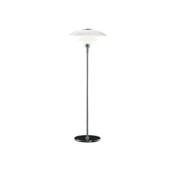 Louis Poulsen PH 4½-3½ gulvlampe Krom/Opalt glass