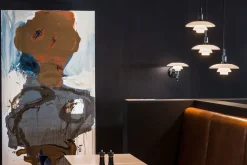 Louis Poulsen PH 3/2 Vegglampe Hvitt opalt glass - Krom / Opal