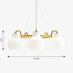 Louis Poulsen VL Ring Crown 5 taklampe