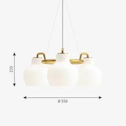 Louis Poulsen VL Ring Crown 3 taklampe
