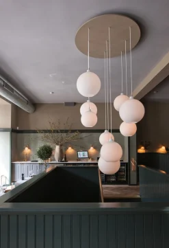 Louis Poulsen Wohlert taklampe Ø35 - Opal