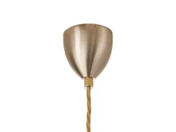 Lute takpendel 14 cm klar/kobber