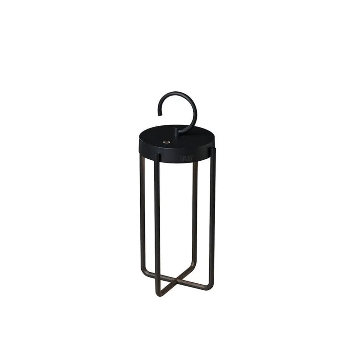 Manorola lanterne bord/gulv 39 cm IP54 oppladbar - Svart