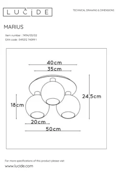 Marius taklampe 3