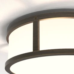 Mashiko Round 230 taklampe IP44 - Bronsefarget