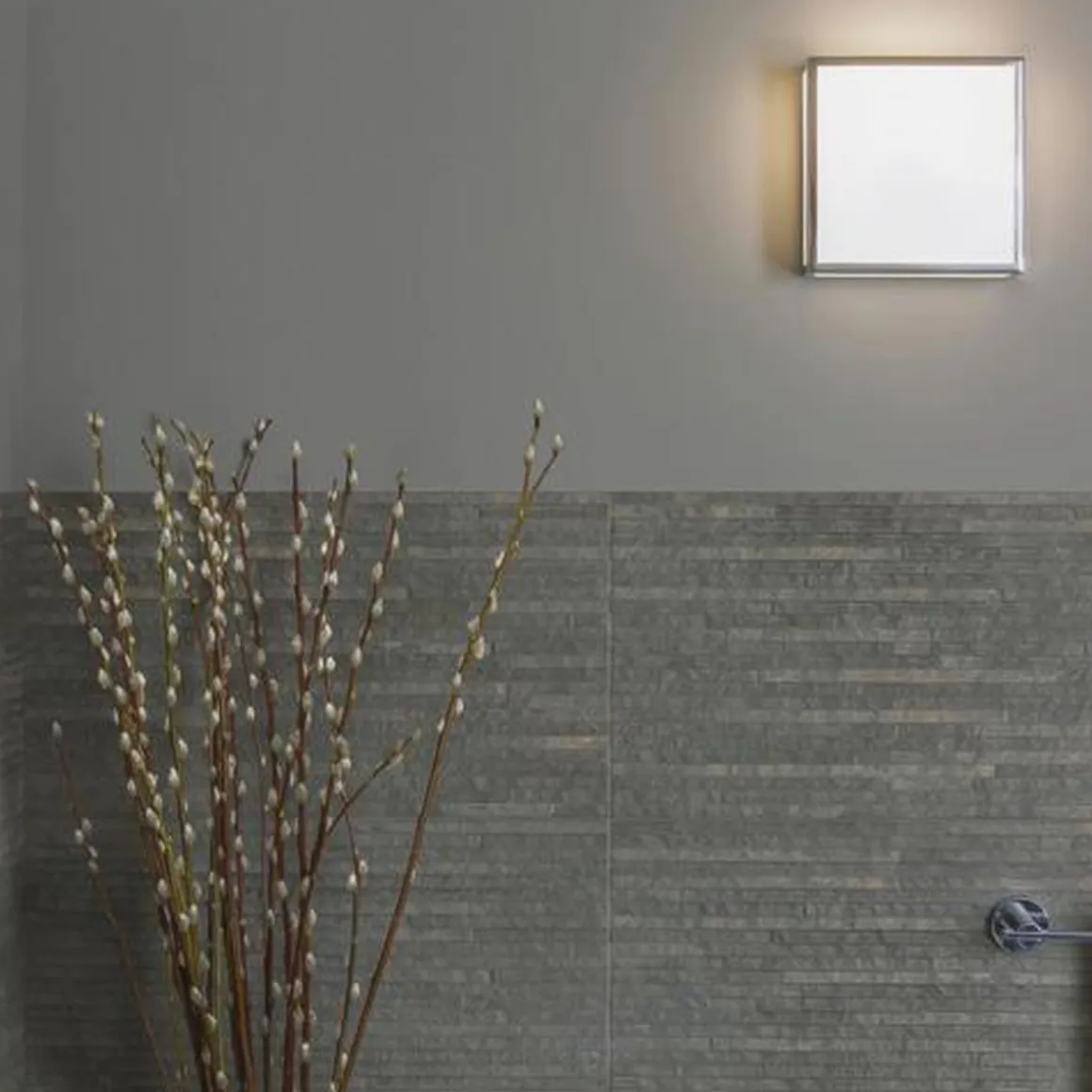 Mashiko 200 taklampe - Krom