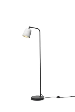 Material Gulvlampe - Hvit Marmor