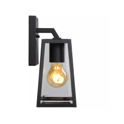 Matsol vegglampe utendørs E27 - Svart