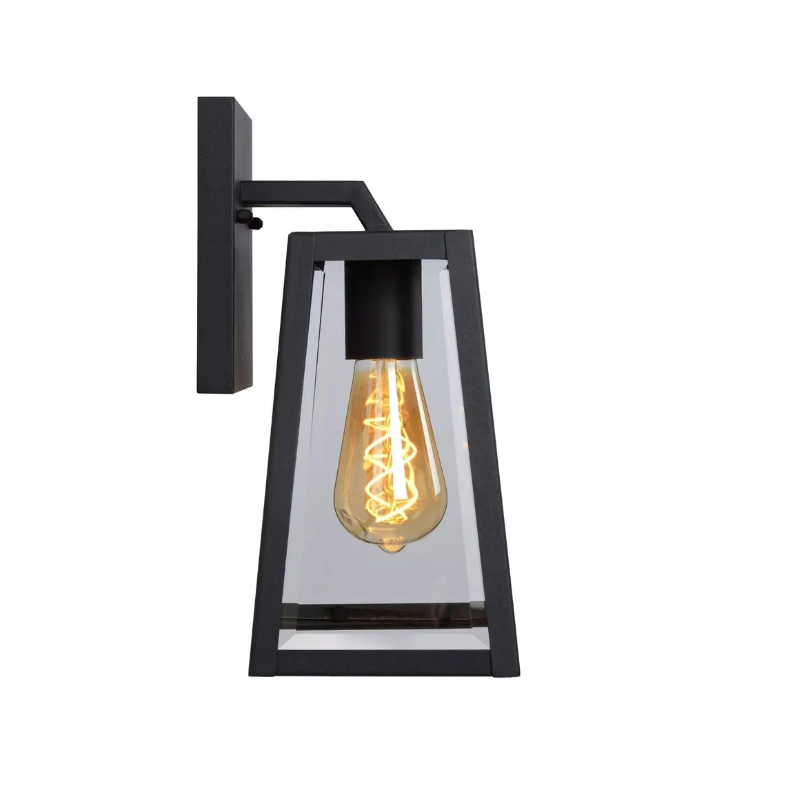 Matsol vegglampe utendørs E27 - Svart