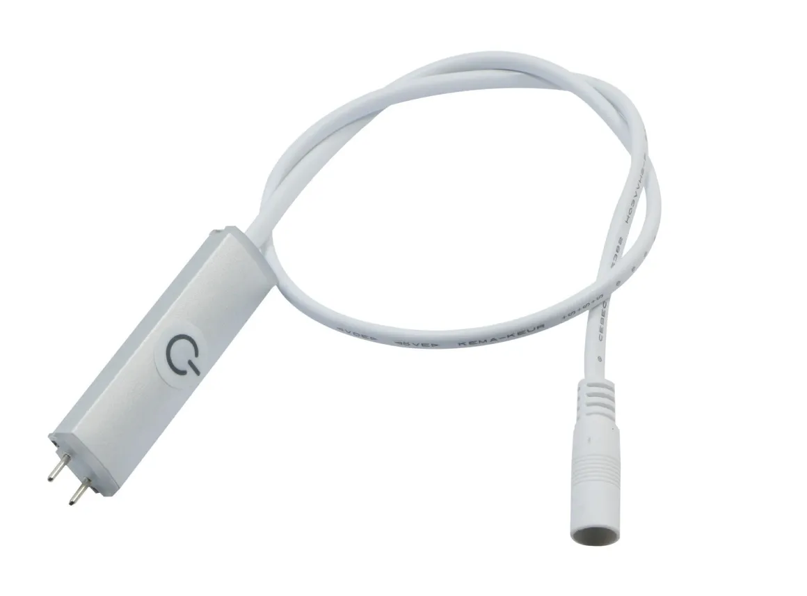 MiniLink touch bryter m/ledning - Hvit