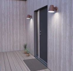 Mist vegglampe utendørs IP44 E27
