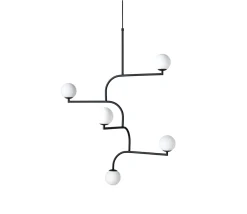 Mobil 5 taklampe - svart