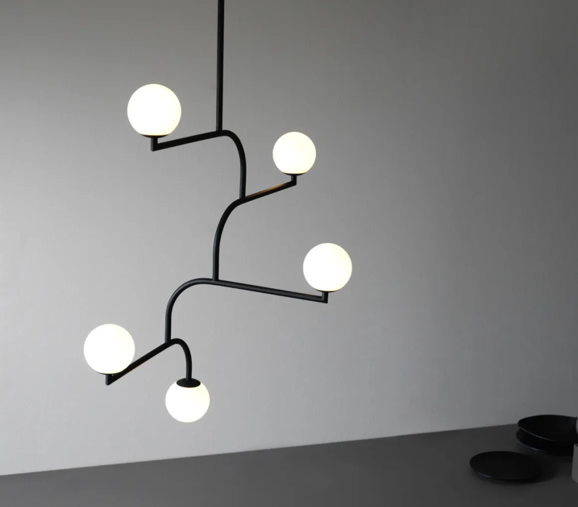 Mobil 5 taklampe - svart