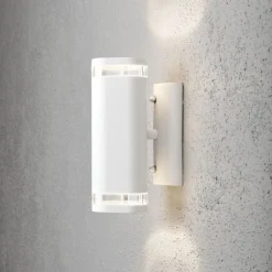Modena vegglampe I opp/ned - Hvit