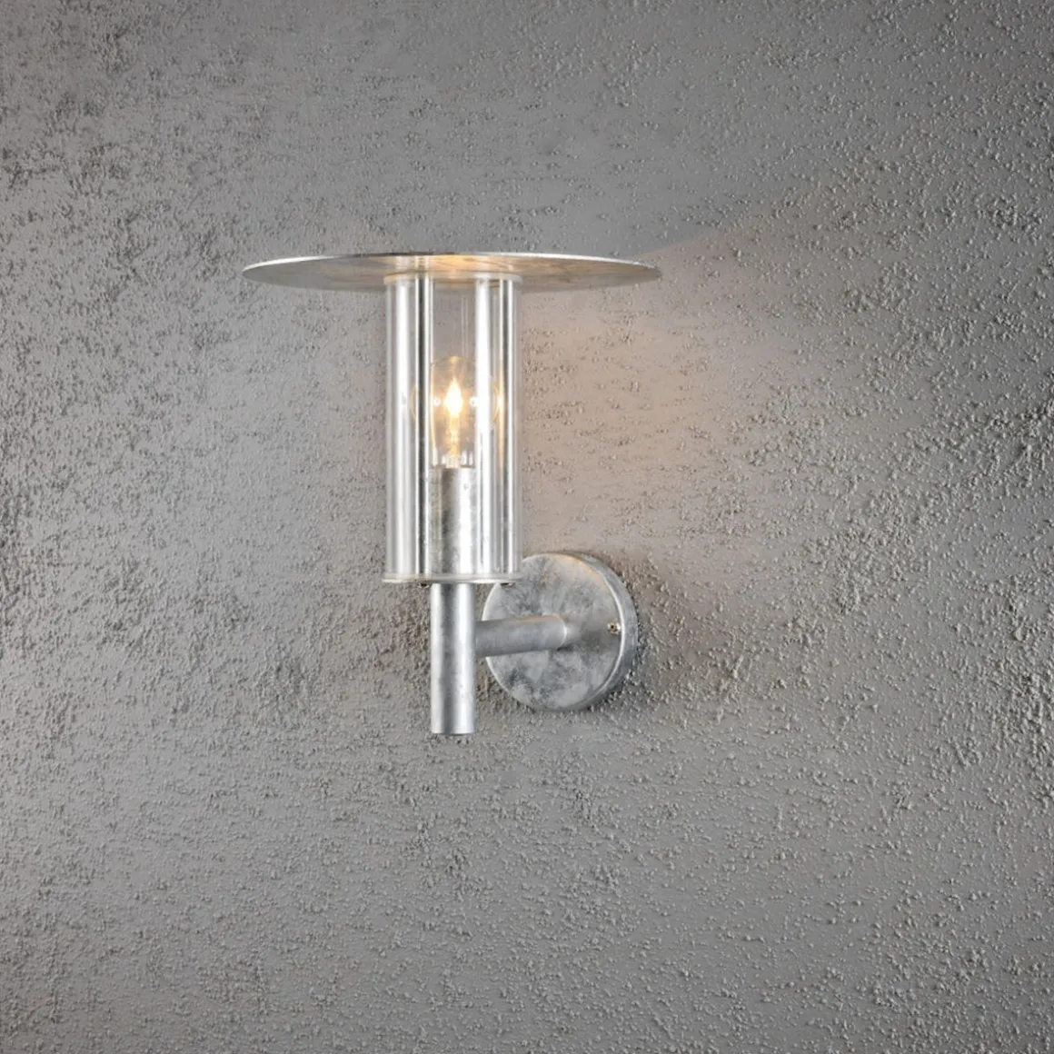 Mode vegglampe - Galvanisert