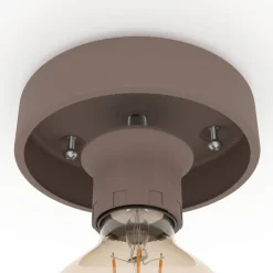 Mogano takplafond 40 cm E27 - Mokka