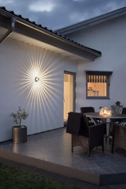 Monza vegglampe utendørs IP54 3W - Messing farget