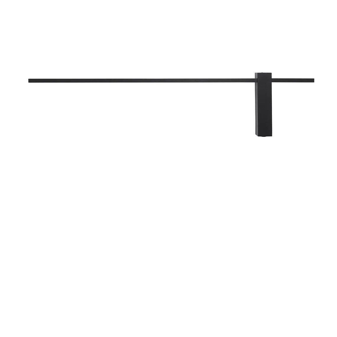 Motive vegglampe large 120 cm 17W 3000K - Svart