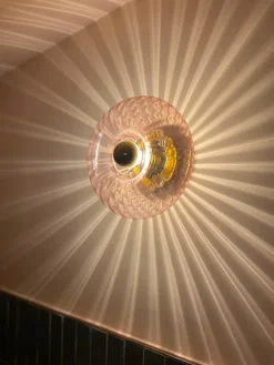New Wave Optic 26 Wall Lamp - Rose