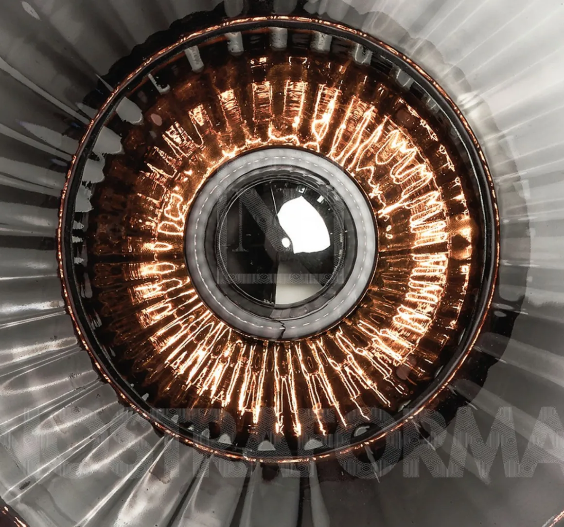 New Wave Optic 26 Wall Lamp - Smoke