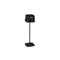 Nice bordlampe 36 cm IP54 oppladbar USB - Svart