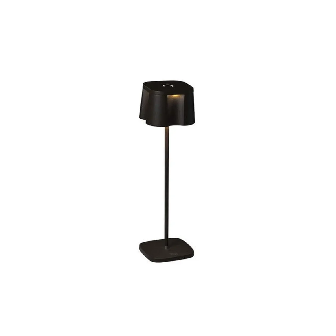 Nice bordlampe 36 cm IP54 oppladbar USB - Svart