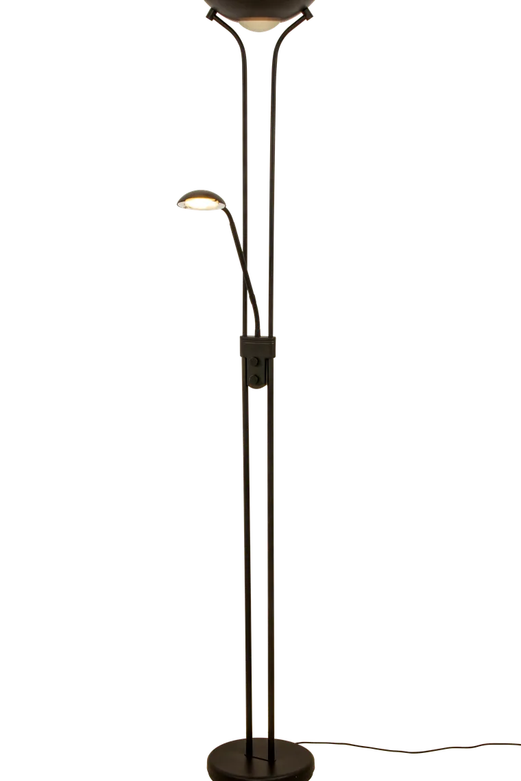 Nice gulvlampe uplight med leselysarm