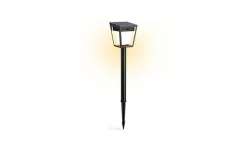 Nissa hagebelysning utendørs IP44 1,8W 3000 Kelvin m/sensor - Solcelle