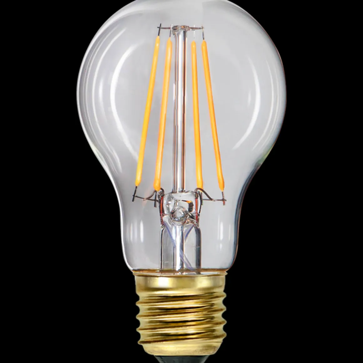 Normal E27 Filament LED 7W 2100K 60 mm dimbar - Klar