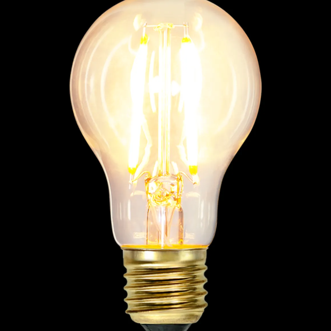 Normal E27 Filament LED 7W 2100K 60 mm dimbar - Klar