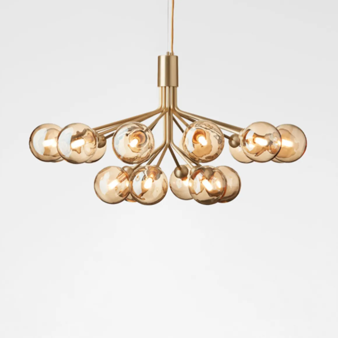 Nuura Apiales 18 messing/optic gold glass