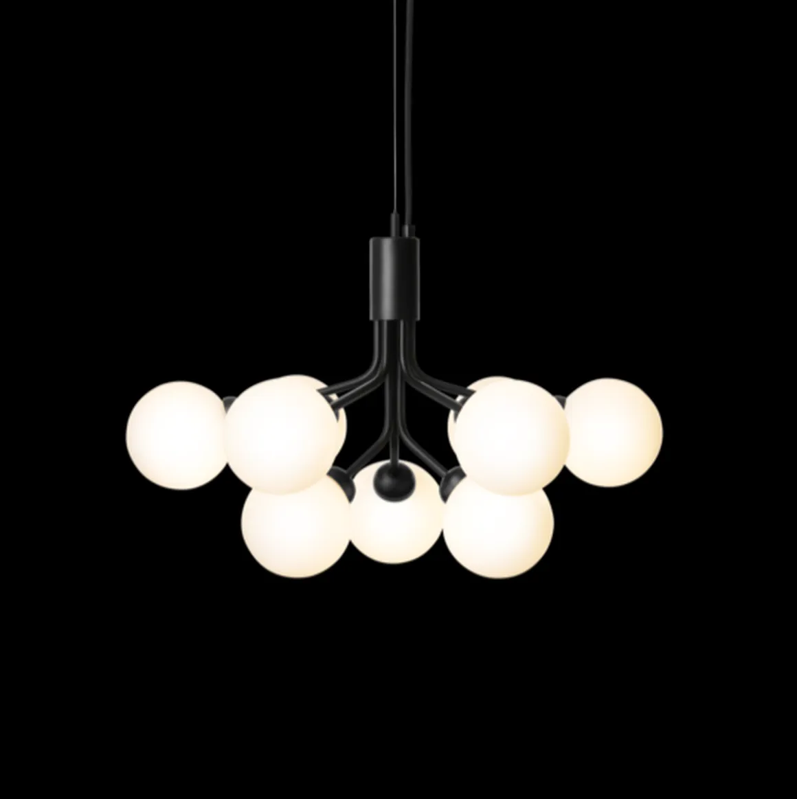 Nuura Apiales 9 satin svart/opal