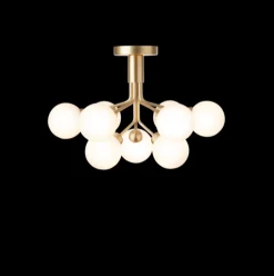 Nuura Apiales 9 taklampe messing/opal