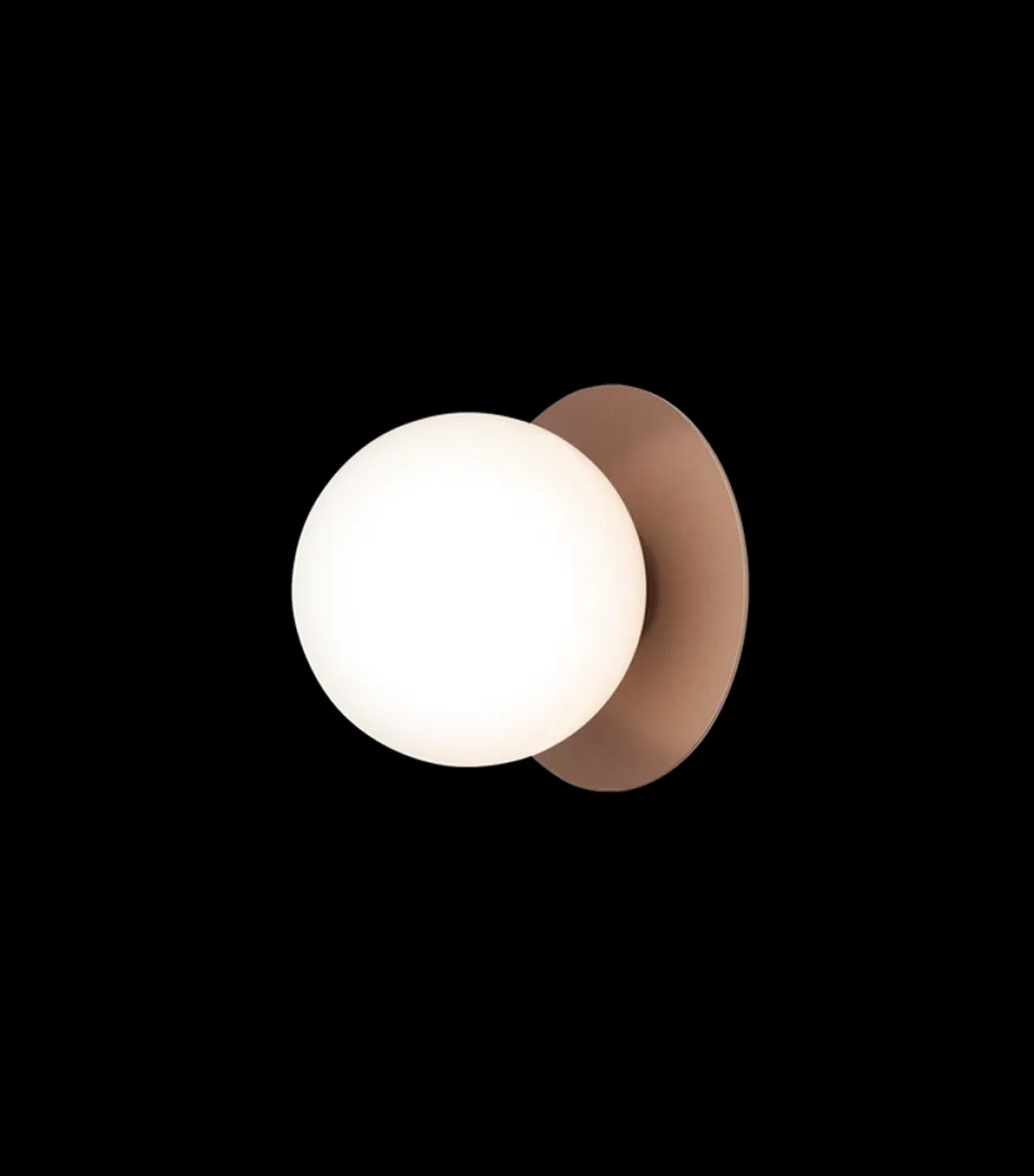 Nuura Liila 1 utendørslampe - mørk bronse/opal