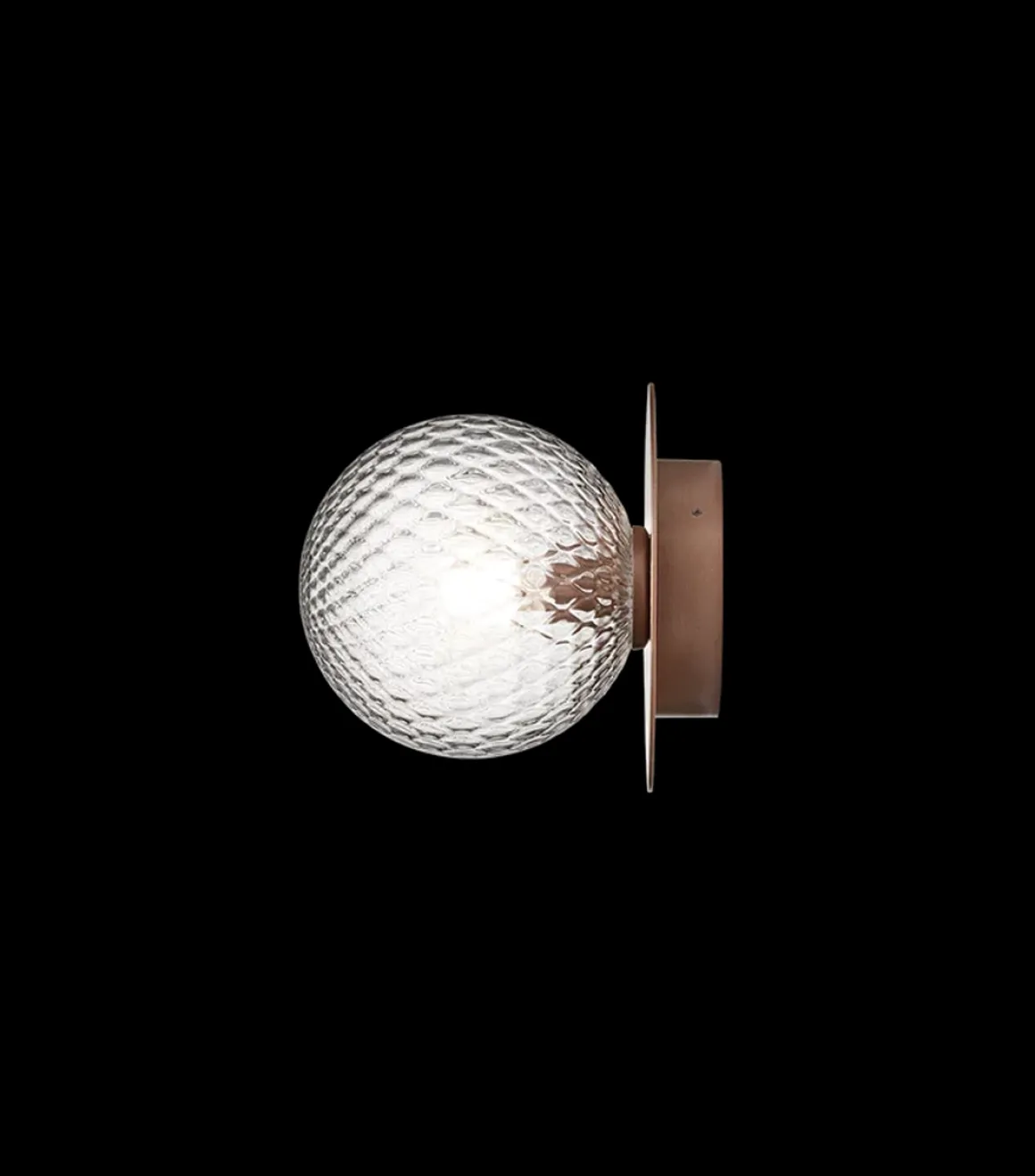 Nuura Liila 1 utendørslampe - mørk bronse/optic