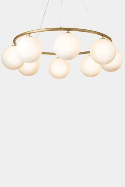 Nuura Miira 8 circular messing / opal