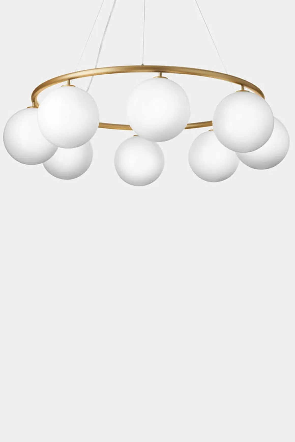 Nuura Miira 8 circular messing / opal