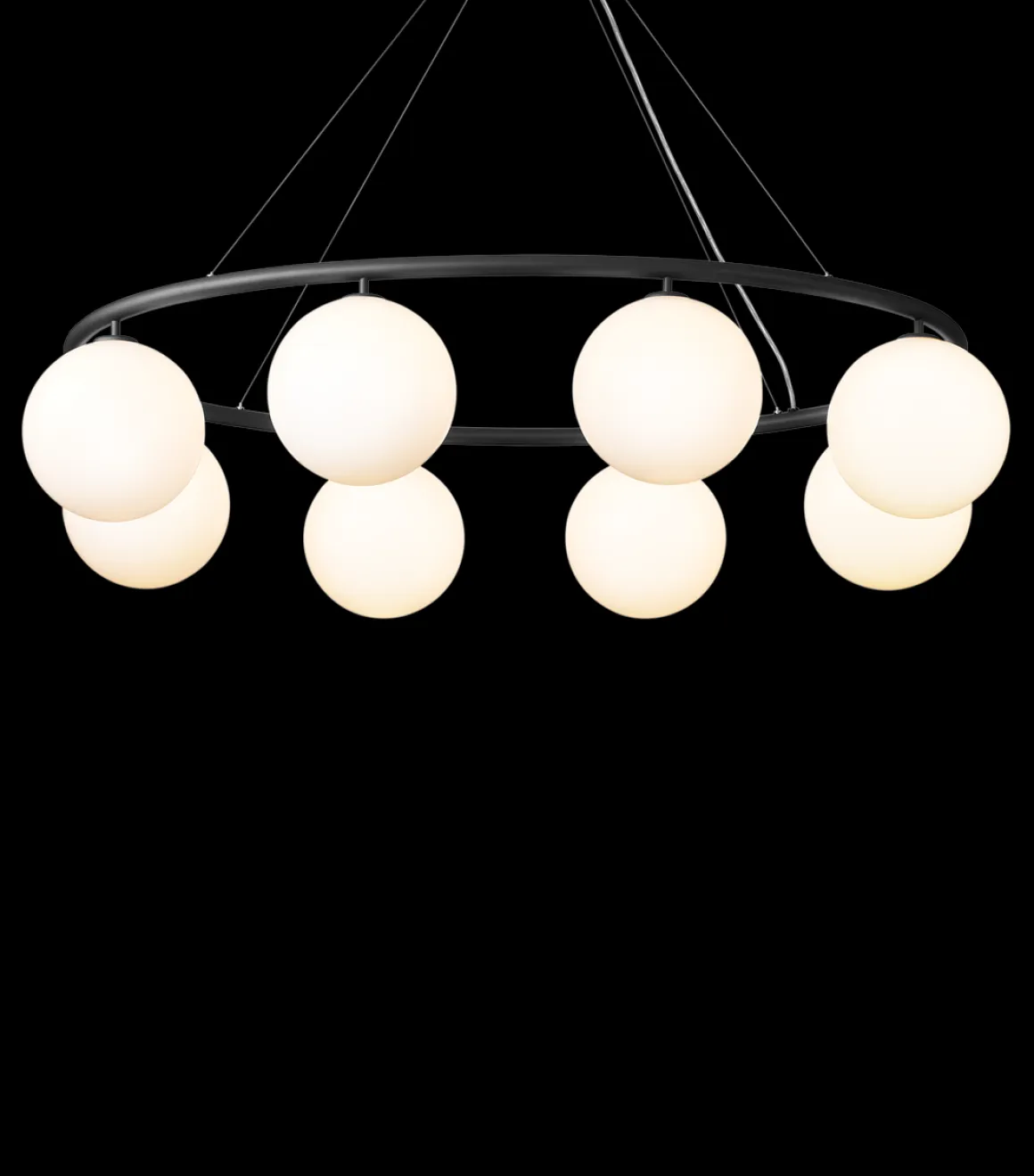 Nuura Miira 8 circular taklampe - Svart